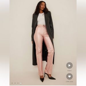 Na-kd Light Blue Metallic Denim